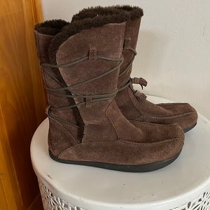 Warm fur lined  boots